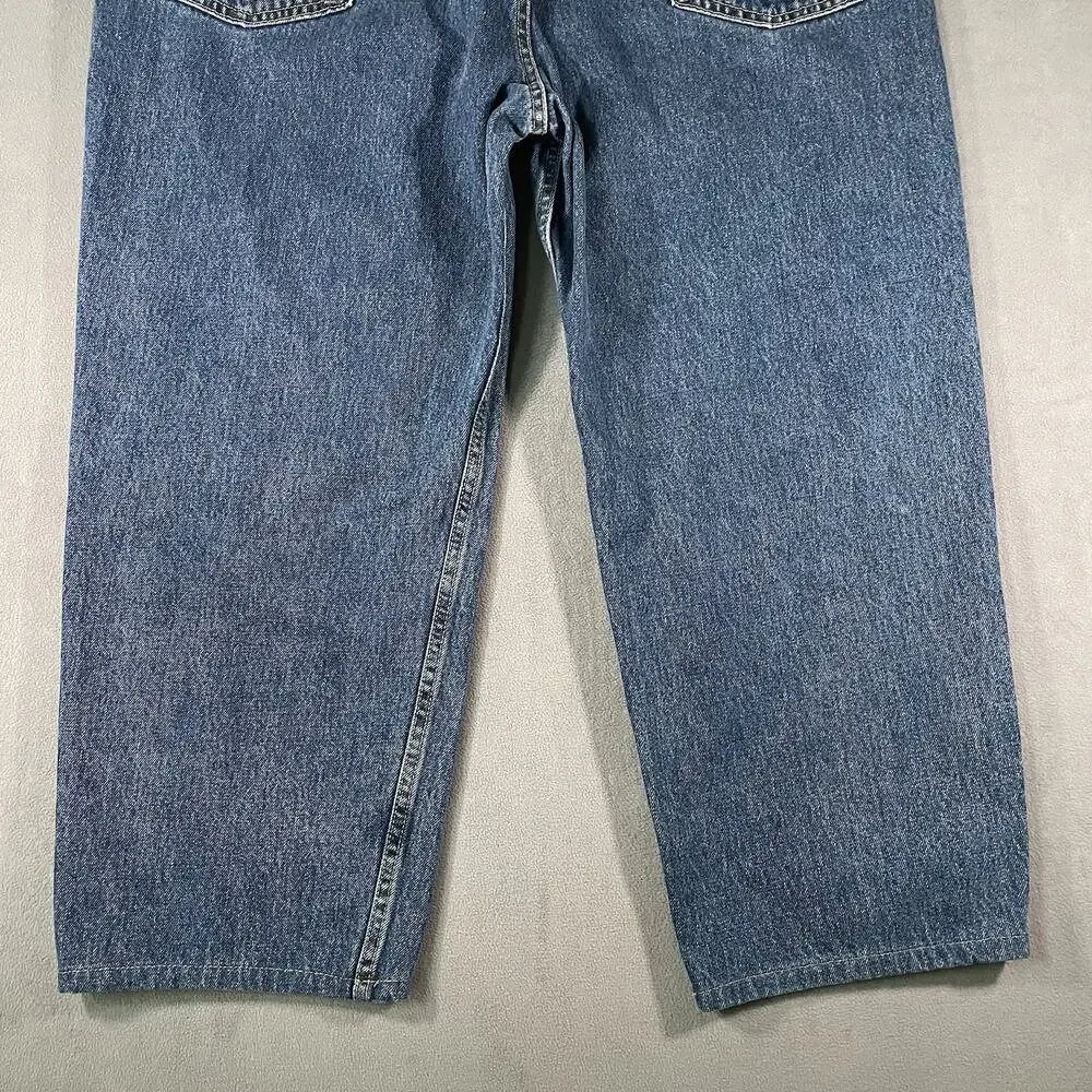 Levis 550 Jeans Mens 44 x 29 Blue Relaxed Fit Straight Leg Denim Jeans
